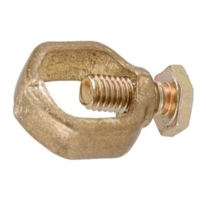 Grampo Terra Simples (Haste/Cabo) Cobre 10 A 50 Mm2 1/2-5/8" - Base na Horizontal