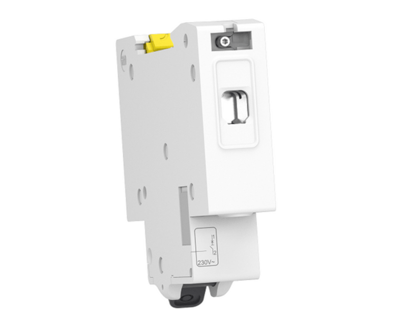 Disjuntor Mini Monopolar 25a 127/230VCA C 3KA Schneider | Imagem vista por trás