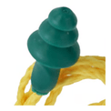 Protetor Auditivo Verde com Cordão em Poliester Amarelo 1291 - Detralhe Plug