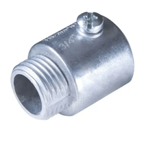 Conector Unidut Cônico Curto Alumínio Sem Vedação Sem Rosca 3/4 " 56126022 Tramontina