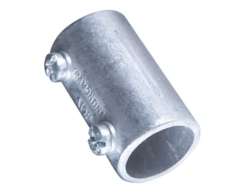 Conector Unidut Reto Curto Alumínio Sem Vedação Sem Rosca 1"  - Diagonal Esquerda