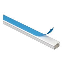 Canaleta Fechada Com Adesivo Pvc Branca 20Mm 12Mm 2000Mm Schneider