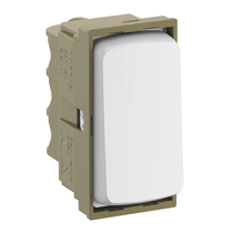 Módulo Interruptor Predial 1 Tecla Simples Embutir 250V 10A Branca Zeffia 680150 Pial Legrand