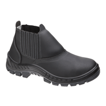 Bota de Segurança Microfibra em Cor Preta e Fechamento em Elastico 70B19EBP Tamanho 39CA 35841 Marluvas