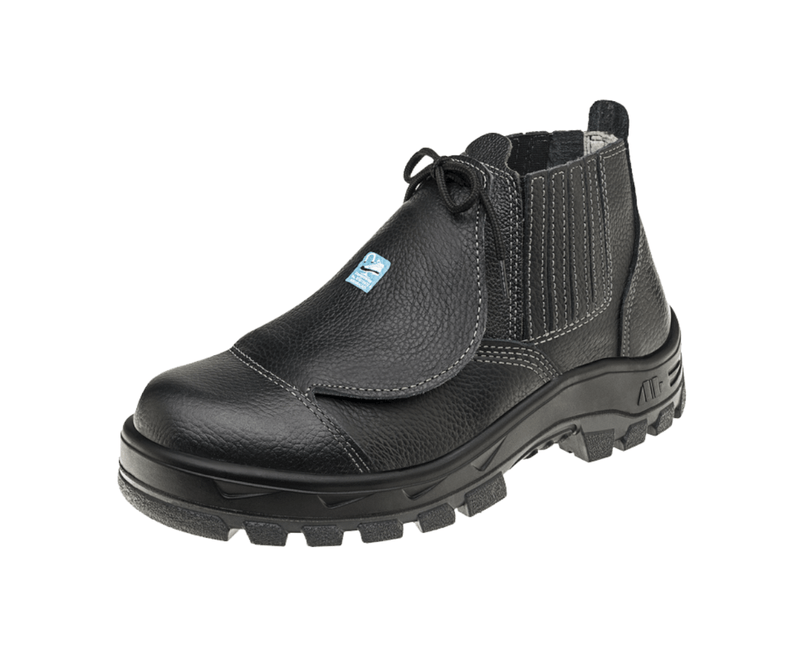 Bota Bico de Composite Palmilha Anti Perfurante Preta Marluvas - Imagem ampliada do lado esquerto