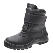 Coturno Preta Bico De Aço Velcro 60C32ESCA Tamanho 39 CA 12590 Marluvas