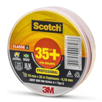 Fita Isolante 35+ Scotch Amarela 19mm x 20M HB004482491 3M