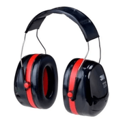 Abafador Peltor Preto e Vermelho H10A HB004060610 CA 12188 3M