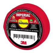 Fita Isolante Imperial Vermelha 18mm x 10M HB004298095 3M