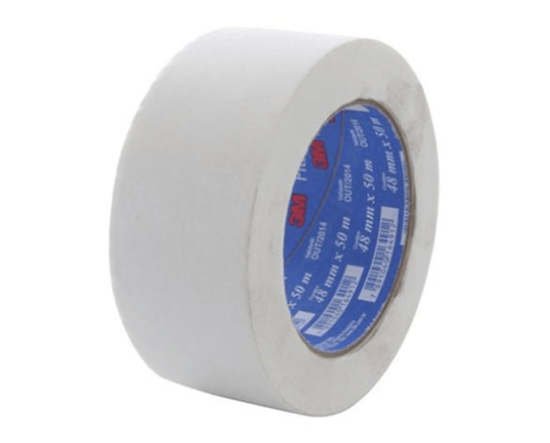 Fita Crepe Branca 48mm x 50M 3M | Dimensional | imagem na vertical