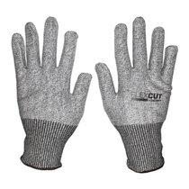 Luva Proteção Corte Polietileno Alta Densidade Cinza Poliuretano 7110065733 Tamanho 9/G DVS