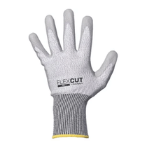 Luva Proteção Corte Polietileno Alta Densidade Cinza Poliuretano 7110065733 Tamanho 9/G DVS