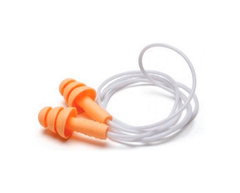 Protetor Auditivo Promp Plus Laranja 3M | Dimensional - Produto enrolado com o Promp virado para a direita