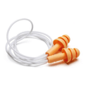 Protetor Auditivo Promp Plus Laranja 3M | Dimensional - Produto enrolado com o Promp virado para a esquerda