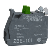 Bloco Contato Preto 600V 1Na Terminal De Fixação De Parafuso ZBE101 Schneider