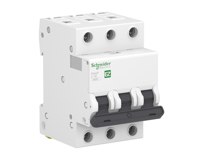 Disjuntor Mini Tripolar 32a 400VCA C 3KA Schneider | imagem apliada para a esquerda