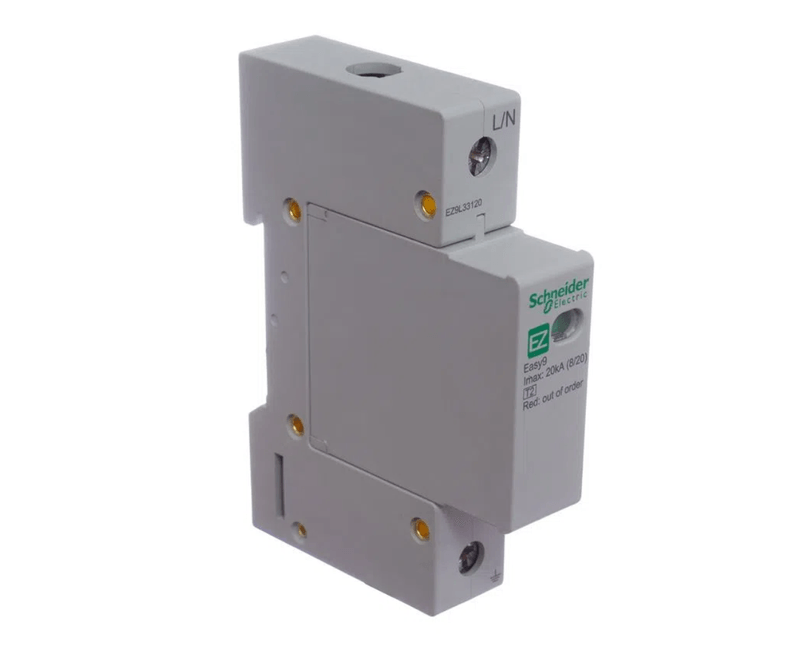 Protetor De Surto Prd1 Master Acti9 1P 20Ka Tipo 2 230V - Schneider | Inclinado para a esquerdo