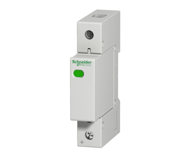 Protetor De Surto Prd1 Master Acti9 1P 20Ka Tipo 2 230V - Schneider | Lado esquerdo