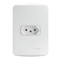 Conjunto Tomada 2P+T 10A 250V Miluz S3B60340 Schneider