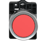 Botão Plástico Vermelho 22mm Impulso Schneider | Detalhes do Botão ampliado