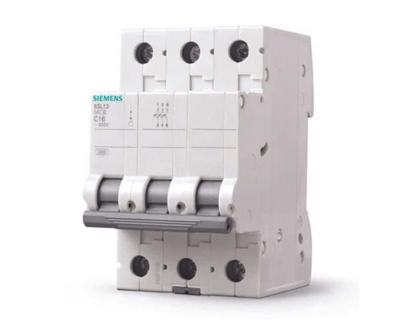 Disjuntor Mini Tripolar 80a 250/440VCA C 3KA - Siemens | Direito