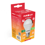Lâmpada LED A70 E27 6500K Luz Branca Fria Bivolt 15W 20390 Ourolux | Dimensional - Embalagem do produto