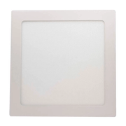 Luminária LED Comercial Plafon Quadrado Sobrepor Branco Bivolt 6400K 18W 03215 Ourolux