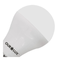 Lâmpada LED Bulbo Bivolt Sensor de Luminosidade 9W Ourolux | Imagem ilustrativa- lampada na embalagem