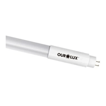 Lâmpada LED T5 Tubular G5 3000K Luz Amarela Bivolt 9W Com Driver 5524 Ourolux