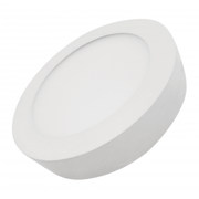 Luminária LED Comercial Plafon Redondo Sobrepor Branco Bivolt 2700 K 18W 03214A Ourolux