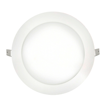 Luminária LED Comercial Plafon Redondo Embutir Branco Bivolt 6400K 18W 03206 Ourolux