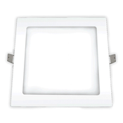 Luminária LED Comercial Plafon Quadrado Embutir Branco Bivolt 2700k 24W 03205A Ourolux