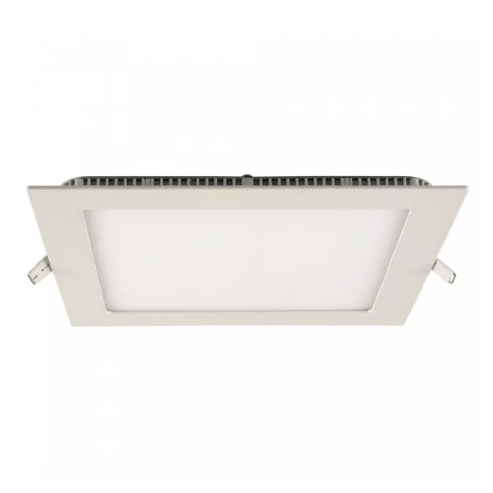Luminária LED Branco Bivolt 2700K 18W | Ourolux - Dimensional