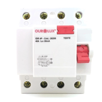 Interruptor Dr 4P 400Vca 40A 30Ma 26206 - Ourolux