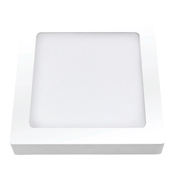 Luminária LED Comercial Plafon Quadrado Sobrepor Branco Bivolt 6400K 36W 03211 Ourolux