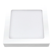 Luminária LED Comercial Plafon Quadrado Sobrepor Branco Bivolt 6400K 36W 03211 Ourolux