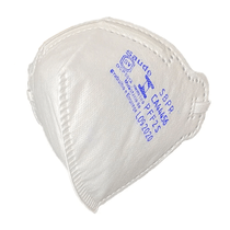 Máscara de Segurança Sem Válvula Poeiras Névoas Fumos PFF2 515207 CA 44456 AIR SAFETY