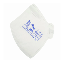 Máscara de Segurança Sem Válvula Poeiras Névoas Fumos PFF2 515207 CA 44456 AIR SAFETY