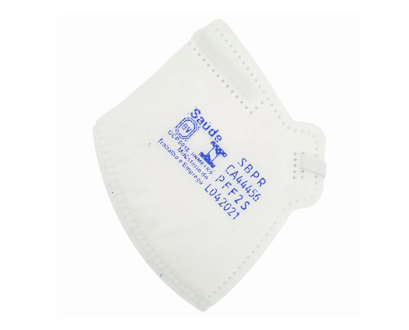 Máscara de Segurança PFF2 Air Safety | Dimensional - Imagem da lateral do produto