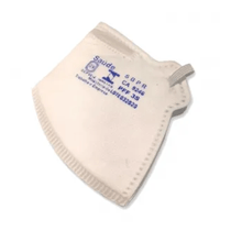 Máscara de Segurança com Válvula Poeiras Névoas Fumos Radionuclídeos PFF3 515104 CA 9246 Air Safety