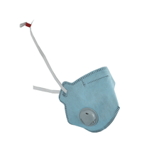 Respirador Descartável Dobrável 2 Painéis Azul Com Válvula Pff2-S Maskface 515106 Air Safety