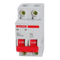 Disjuntor Bipolar 20A Mini 3KA 230/400VCA C SDD62C20 Steck - Imagem ilustrativa - expandida
