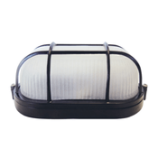 Luminária Industrial E27 60W Sobrepor Preta Tartaruga 1721 Foxlux