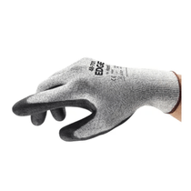 Luva Resistente A Corte Fibra Resistente A Corte Cinza/Preta Poliuretano EDGE 48701 Tamanho 9 CA 33859 Ansell