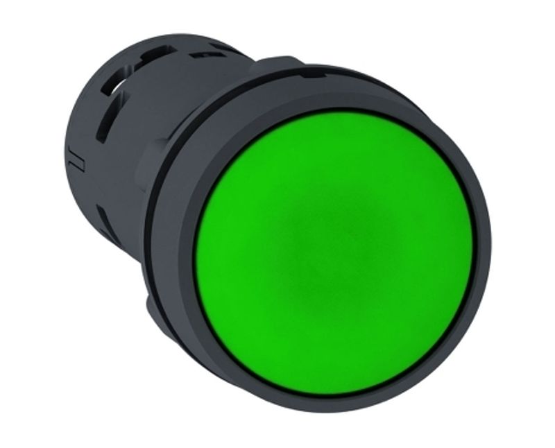 Botao Red Fac Vd 22Mm 1Na Imp XB7NA31 - Schneider - Dimensional