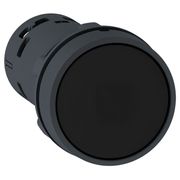 Botão Redondo Faceado Preto 22mm 1NA Impulso XB7NA21 Schneider