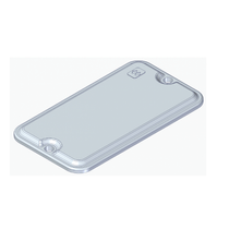 Tampa Metálica Condulete Alumínio Pintado Cinza 1 Posto Redondo 1/2 3/4" NR05P E011000162 Wetzel