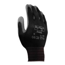 Luva Proteção Mecânica Nylon Cinza Escuro Nitrílica HyFlex 11 840 Tamanho 9 CA 33392 Ansell