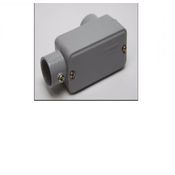Condulete Alumínio LB 3/4" Sem Rosca Cinza Com Tampa Sem Vedação E012040030 Wetzel