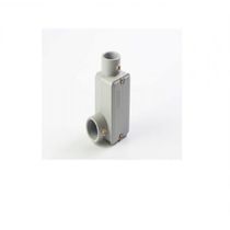 Condulete Alumínio LL 3/4" Sem Rosca Cinza Com Tampa Sem Vedação E012050030 Wetzel